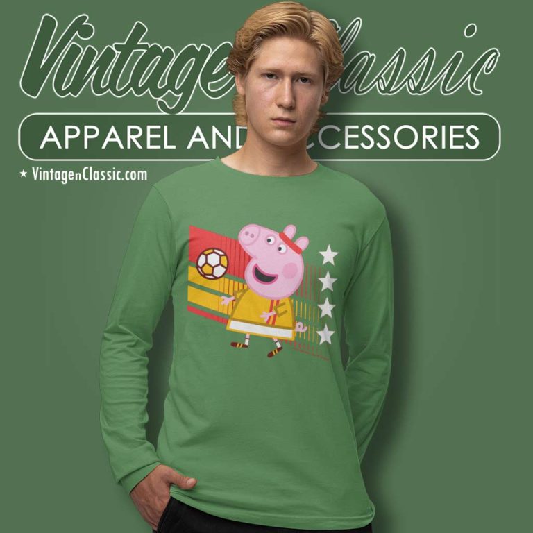 Peppa Pig Spain Soccer Long Sleeve Tee Peppa Pig Spain Soccer Long Sleeve Tee