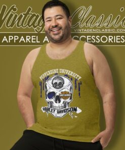 Pepperdine University Harley Davidson Skull Tank Top Racerback