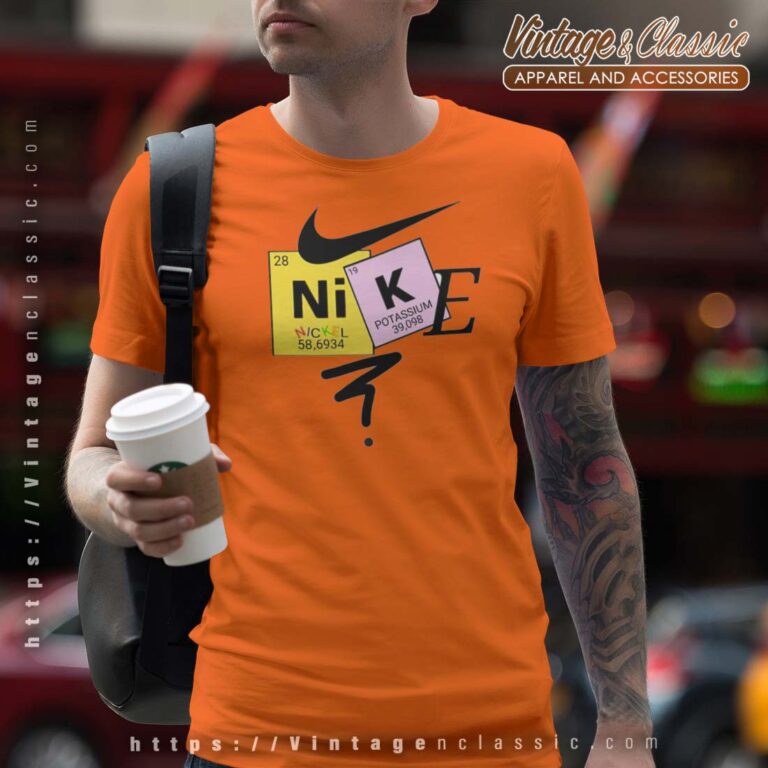 Periodic Table Nike Logo Tshirt Periodic Table Nike Logo Tshirt