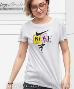 Periodic Table Nike Logo Tshirt Women