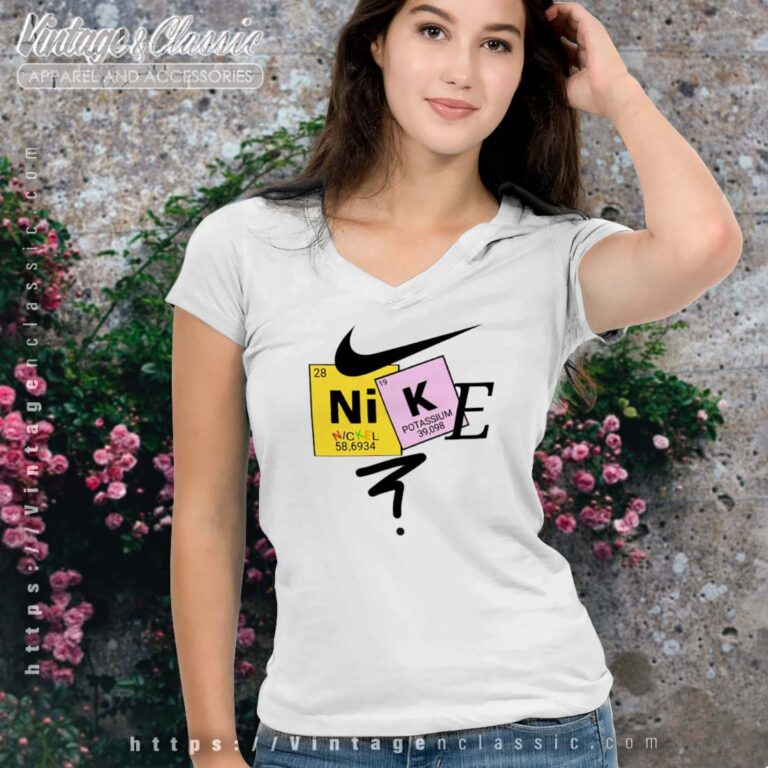 Periodic Table Nike Logo Vneck Periodic Table Nike Logo Vneck