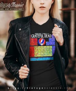 Periodic Table of The Grateful Dead Logo Vneck