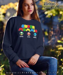 Personalization Super Mommio Gamer Sweatshirt