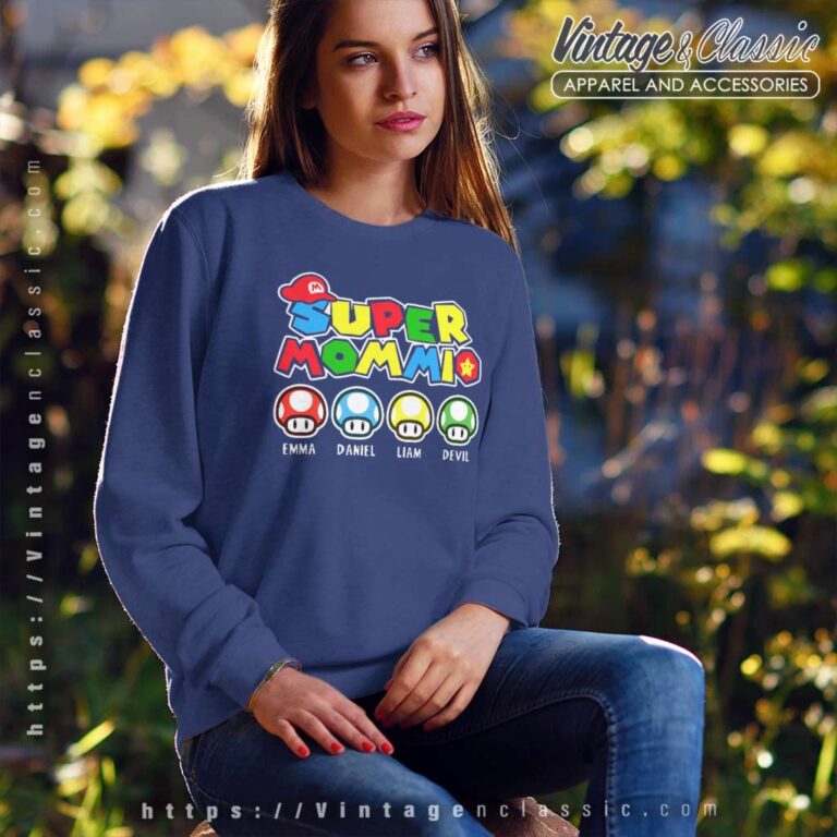Personalization Super Mommio Mommy Sweatshirt Personalization Super Mommio Mommy Sweatshirt
