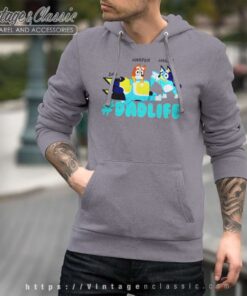 Personalized Bluey Dad Life, Fathers Day Hoodie