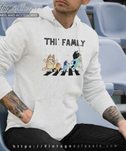 Personalized Bluey Family Hoodie
