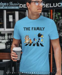 Personalized Bluey Family T Shirt