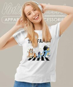 Personalized Bluey Family Women TShirt