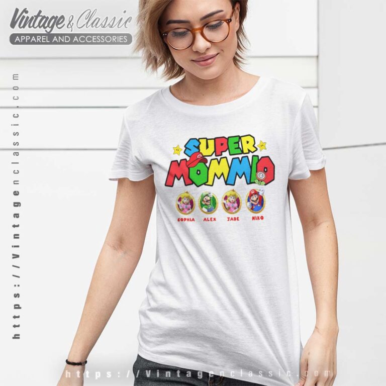 Personalized Super Mommio Mothers Day T Shirt Personalized Super Mommio Mothers Day T Shirt
