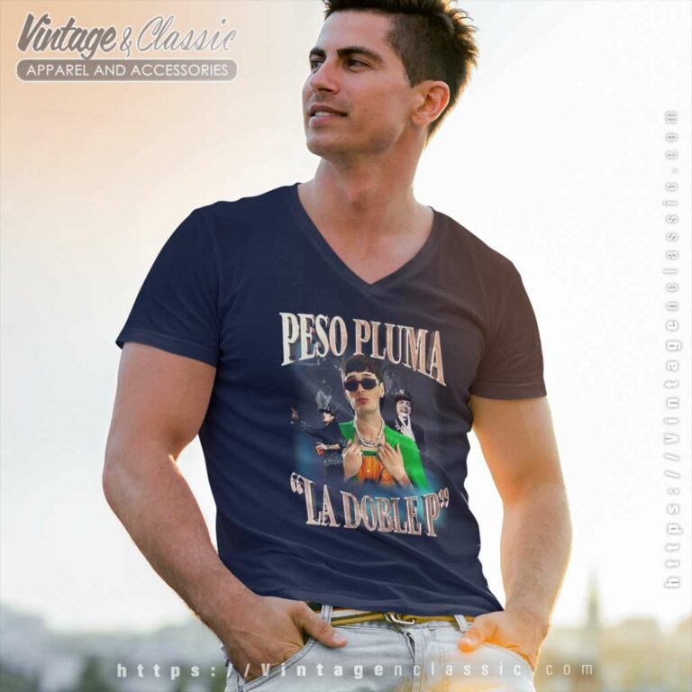Peso Pluma Corridos Mexico 2023 V Neck TShirt Peso Pluma Corridos Mexico 2023 V Neck TShirt