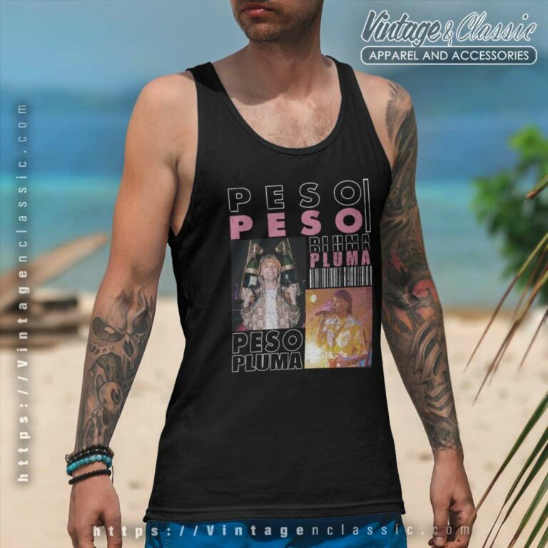 Peso Pluma Shirt Music America Tour 2023 Tank Top Racerback Peso Pluma Shirt Music America Tour 2023 Tank Top Racerback