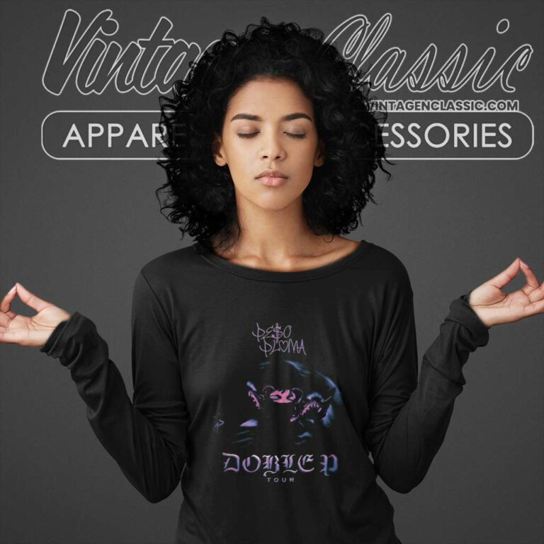 Peso Pluma Shirt Music Doble P Tour 2023 Long Sleeve Tee Peso Pluma Shirt Music Doble P Tour 2023 Long Sleeve Tee