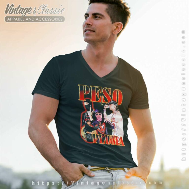 Peso Pluma Shirt Playera Regional Mexicano Sinaloa V Neck TShirt Peso Pluma Shirt Playera Regional Mexicano Sinaloa V Neck TShirt