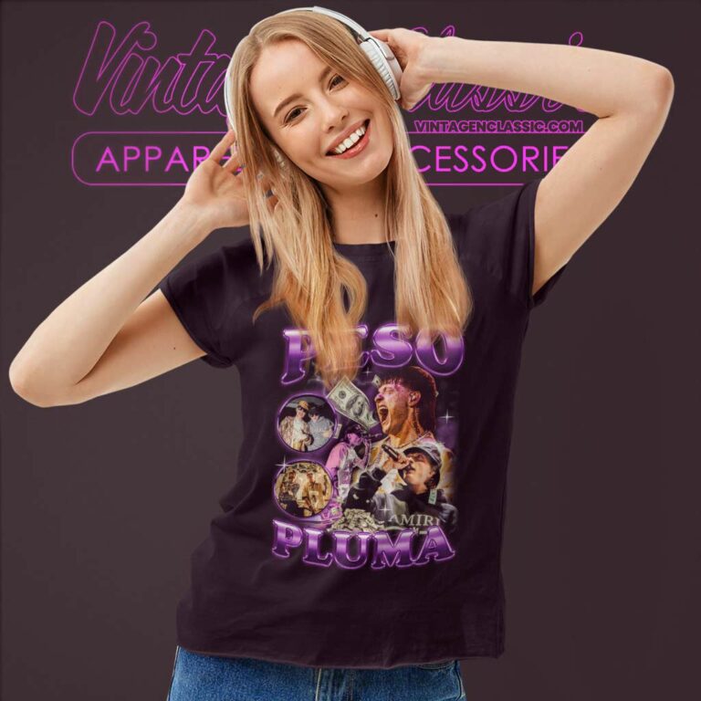 Peso Pluma Vintage Style Women TShirt Peso Pluma Vintage Style Women TShirt