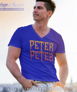 Peter Peter Pumpkin Eater Couple Halloween Men Vneck