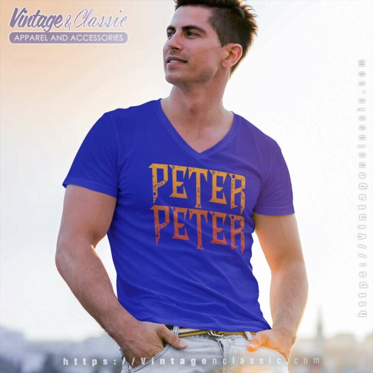 Peter Peter Pumpkin Eater Couple Halloween Men Vneck Peter Peter Pumpkin Eater Couple Halloween Men Vneck