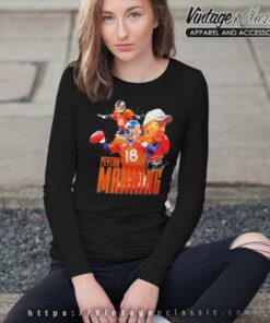 Peyton Manning Denver Broncos Long Sleeve Tee