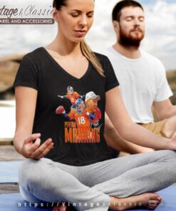 Peyton Manning Denver Broncos V Neck TShirt