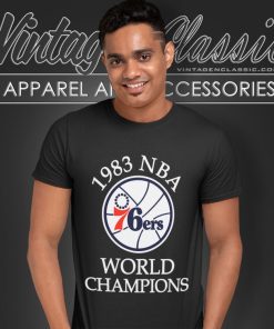 Philadelphia 76ers 1983 Nba World Champions T Shirt