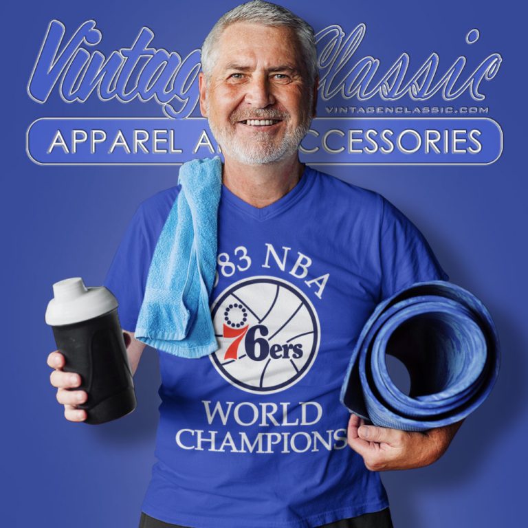 Philadelphia 76ers 1983 Nba World Champions V Neck TShirt Philadelphia 76ers 1983 Nba World Champions V Neck TShirt