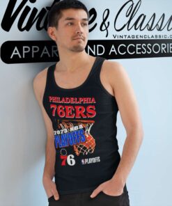 Philadelphia 76ers 2023 Nba Playoffs Tank Top Racerback 1
