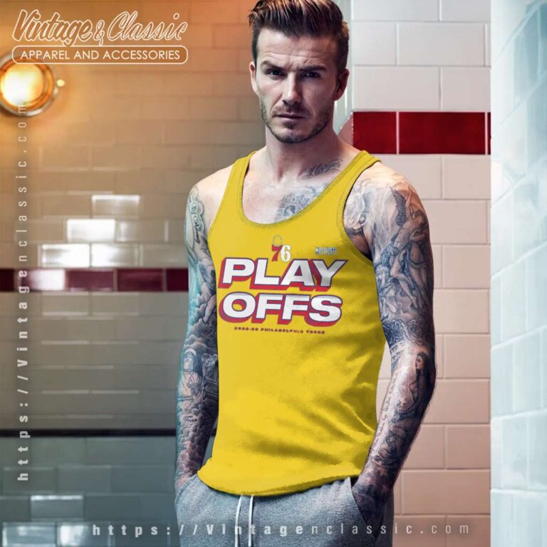 Philadelphia 76ers 2023 Nba Playoffs Tank Top Racerback Philadelphia 76ers 2023 Nba Playoffs Tank Top Racerback