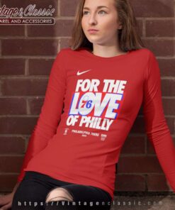 Philadelphia 76ers For The Love Of Philly Long Sleeve Tee