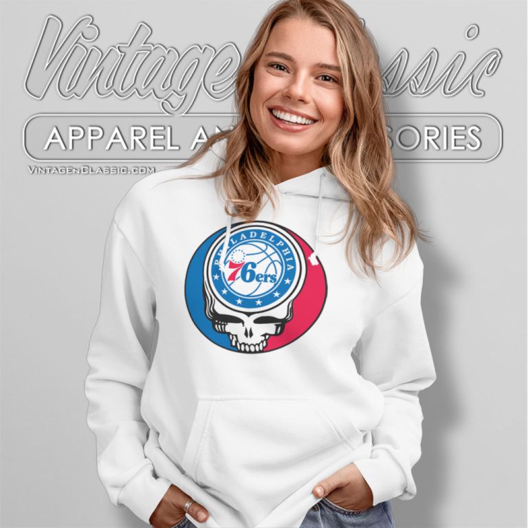 Philadelphia 76ers Grateful Dead Steal Your Face Hoodie Philadelphia 76ers Grateful Dead Steal Your Face Hoodie