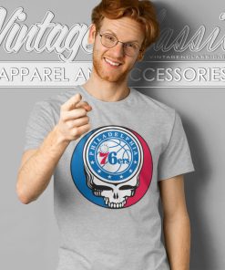 Philadelphia 76ers Grateful Dead Steal Your Face Shirt 4 Philadelphia 76ers Grateful Dead Steal Your Face T Shirt