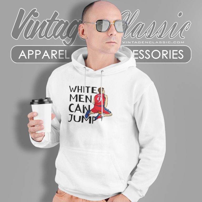 Philadelphia 76ers Mac Mcclung White Men Can Jump Hoodie Philadelphia 76ers Mac Mcclung White Men Can Jump Hoodie