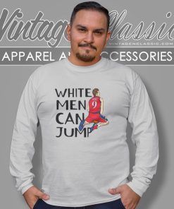 Philadelphia 76ers Mac Mcclung White Men Can Jump Long Sleeve Tee