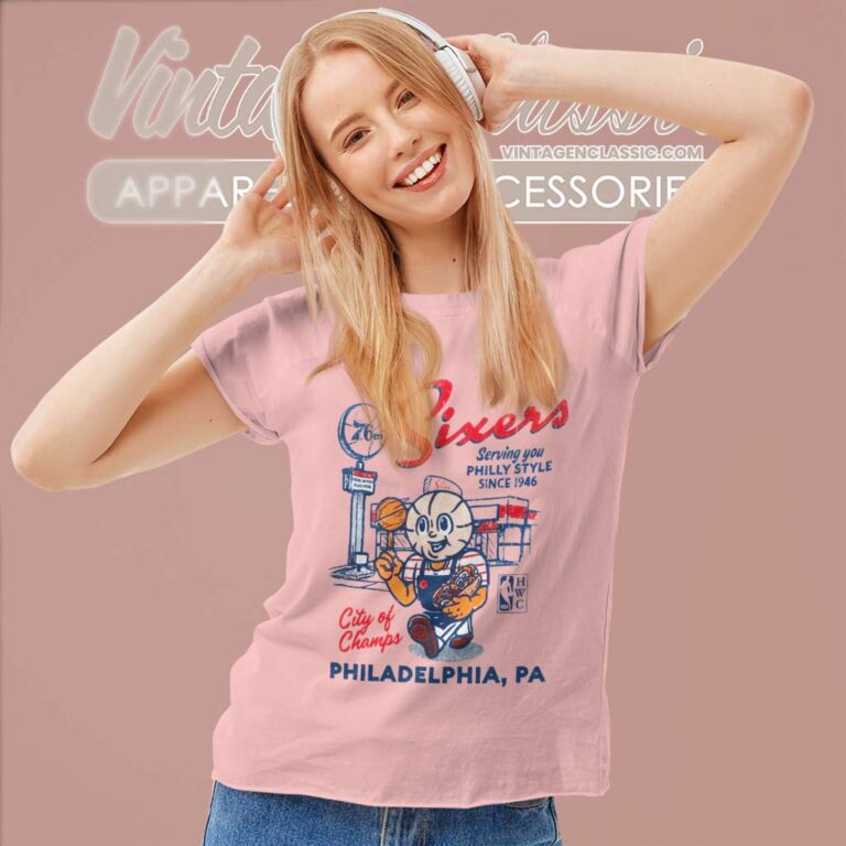 Philadelphia 76ers Philly Women TShirt Philadelphia 76ers Philly Women TShirt