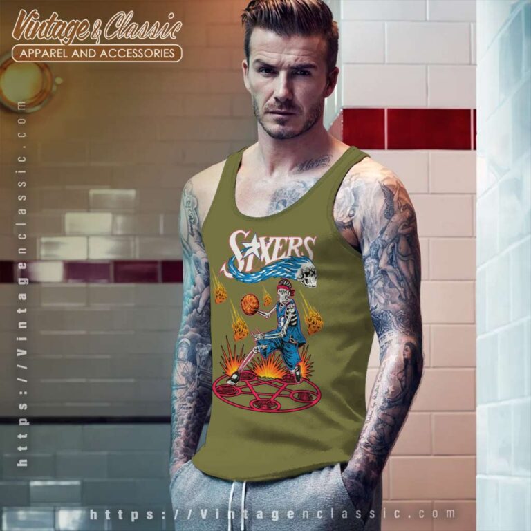 Philadelphia 76ers Shirt Allen Iverson Nba Playoffs Tank Top Racerback Philadelphia 76ers Shirt Allen Iverson Nba Playoffs Tank Top Racerback