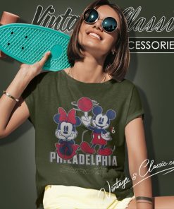 Philadelphia 76ers Shirt Disney Mickey Minnie Women T Shirt