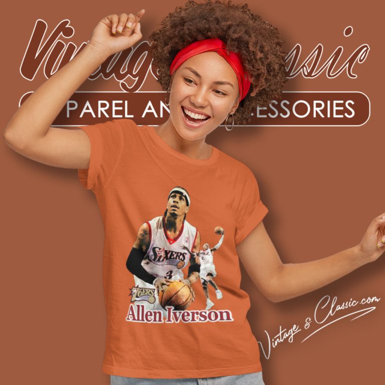 Philadelphia 76ers Shirt Nba Rare Vintage Allen Iverson 90s Ringer Women T Shirt Philadelphia 76ers Shirt Nba Rare Vintage Allen Iverson 90s Ringer Women T Shirt