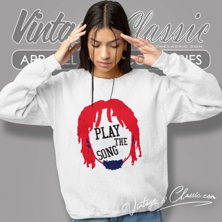 Philadelphia 76ers Shirt Tyrese Maxey Red Play The Song Sweatshirt Philadelphia 76ers Shirt Tyrese Maxey Red Play The Song Sweatshirt