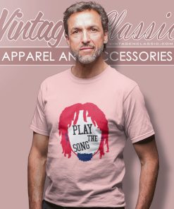 Philadelphia 76ers Shirt Tyrese Maxey Red Play The Song T Shirt