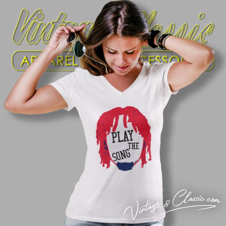 Philadelphia 76ers Shirt Tyrese Maxey Red Play The Song V Neck TShirt Philadelphia 76ers Shirt Tyrese Maxey Red Play The Song V Neck TShirt