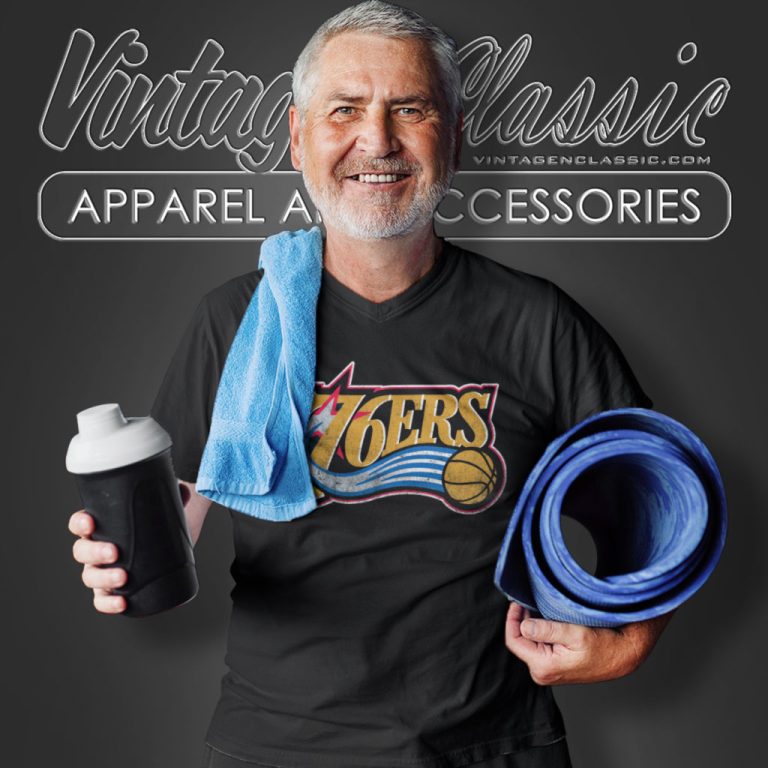 Philadelphia 76ers Vintage Nba Basketball V Neck TShirt Philadelphia 76ers Vintage Nba Basketball V Neck TShirt