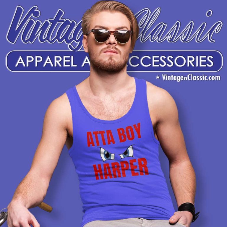 Philadelphia Baseball Atta Boy Harper Tank Top Racerback Philadelphia Baseball Atta Boy Harper Tank Top Racerback