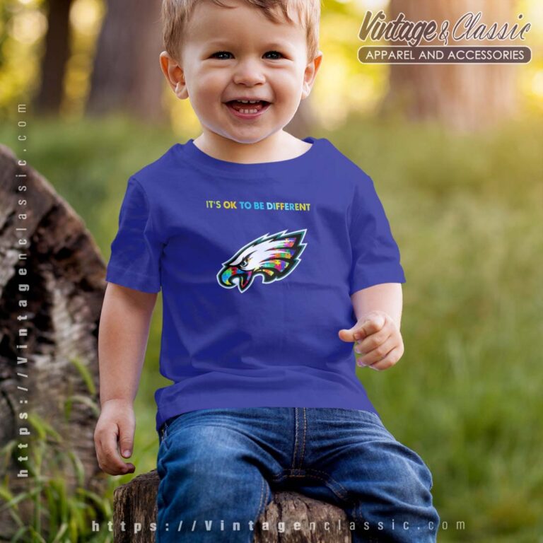 Philadelphia Eagles Autism Its Ok To Be Different Tshirt Kid Philadelphia Eagles Autism Its Ok To Be Different Tshirt Kid