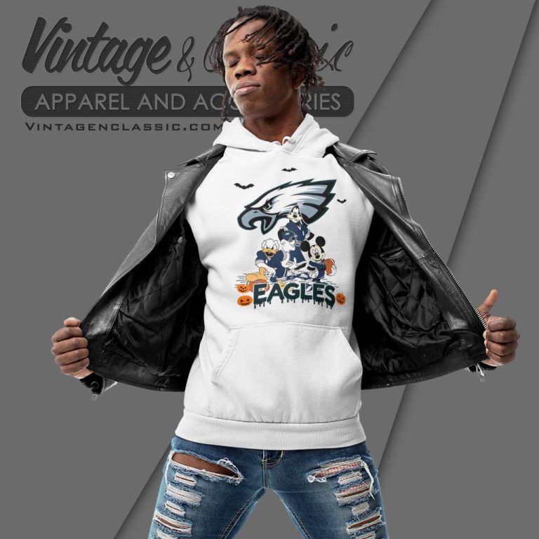 Philadelphia Eagles Football Mickey And Friends Halloween Hoodie Philadelphia Eagles Football Mickey And Friends Halloween Hoodie