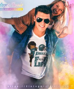 Philadelphia Eagles For Life Betty Boop Shirt 5 Philadelphia Eagles For Life V Neck TShirt