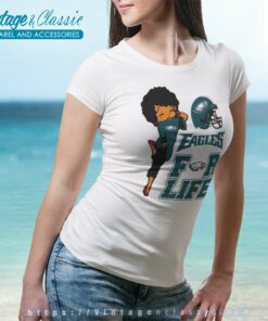 Philadelphia Eagles For Life Betty Boop Shirt 6 Philadelphia Eagles For Life Women TShirt