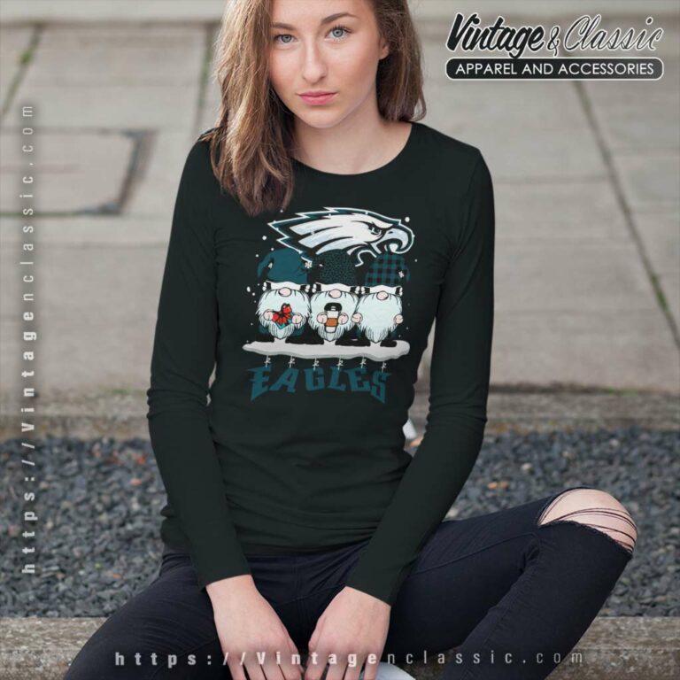 Philadelphia Eagles Gnomes Nf Foot Ball Long Sleeve Tee Philadelphia Eagles Gnomes Nf Foot Ball Long Sleeve Tee