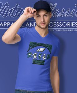 Philadelphia Eagles Grateful Dead Dancing Bears V Neck TShirt