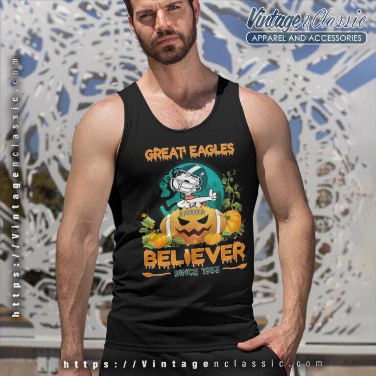 Philadelphia Eagles Great Pumpkin Halloween Tank Top Racerback Philadelphia Eagles Great Pumpkin Halloween Tank Top Racerback