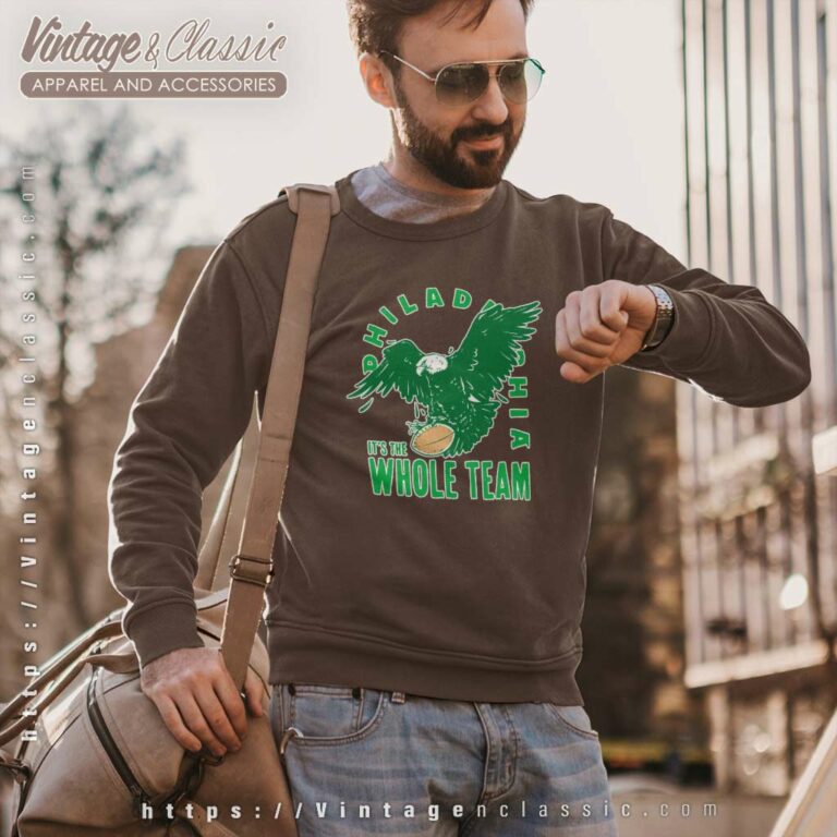 Philadelphia Eagles Jason Kelce The Whole Team Sweatshirt Philadelphia Eagles Jason Kelce The Whole Team Sweatshirt