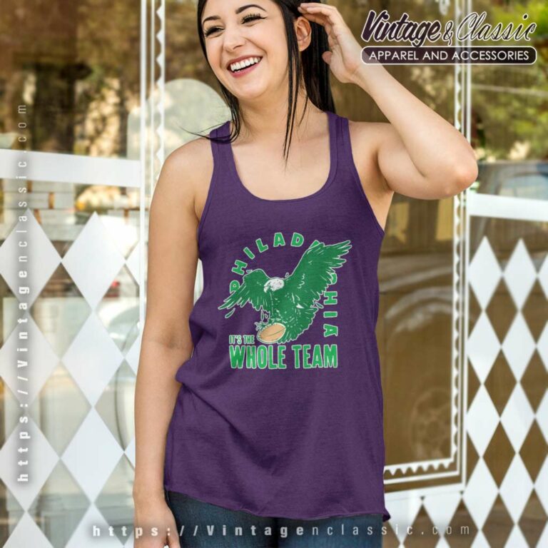 Philadelphia Eagles Jason Kelce The Whole Team Tank Top Racerback Philadelphia Eagles Jason Kelce The Whole Team Tank Top Racerback