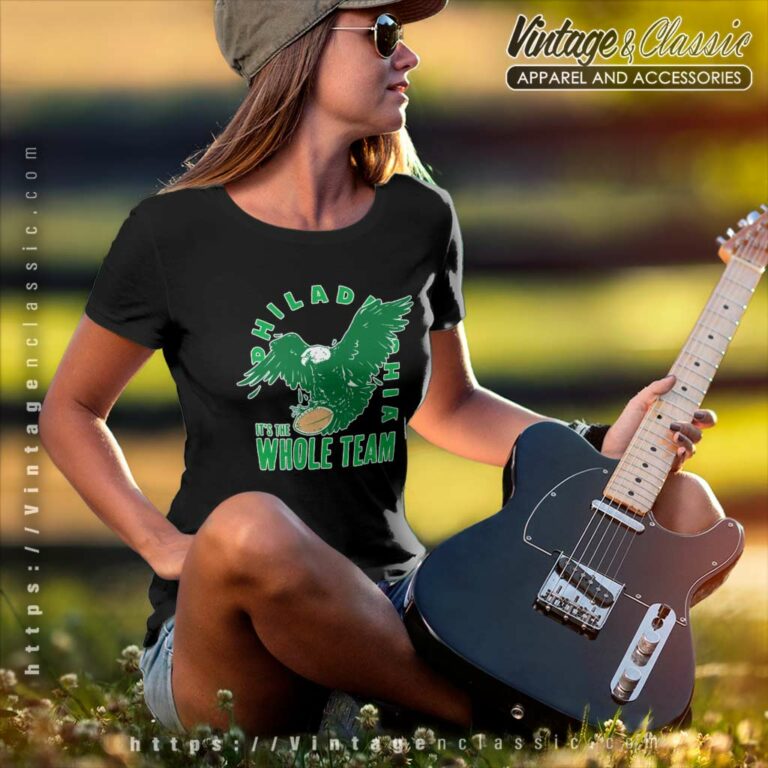 Philadelphia Eagles Jason Kelce The Whole Team Women TShirt Philadelphia Eagles Jason Kelce The Whole Team Women TShirt